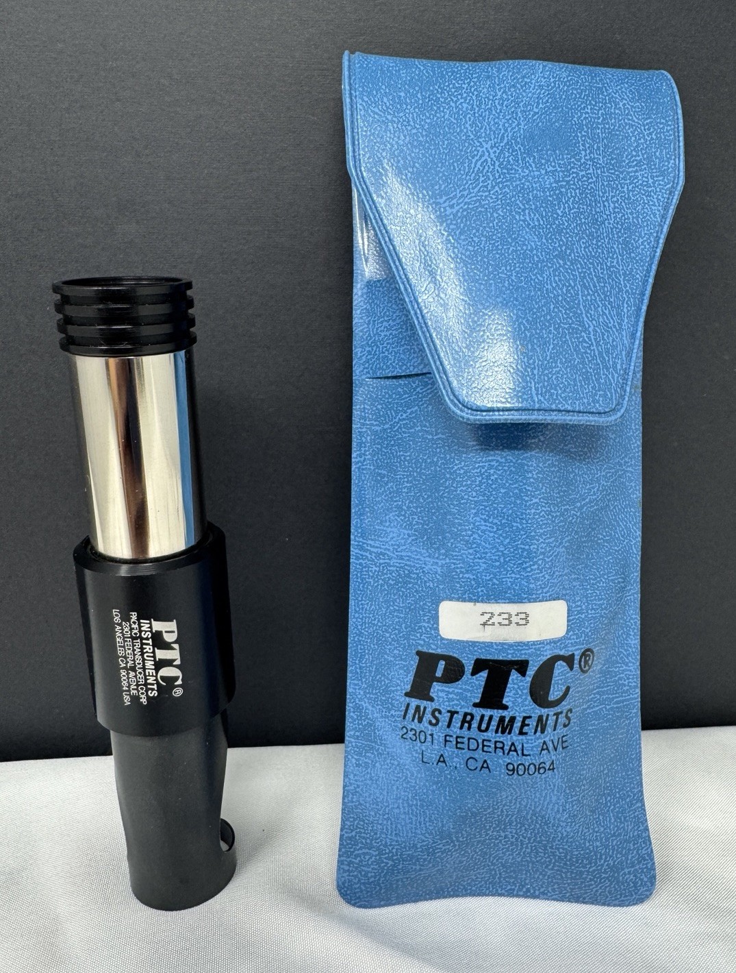 PTC Instruments Pocket Microscope, Model 233, 20X to 60X, Portable Made In USA