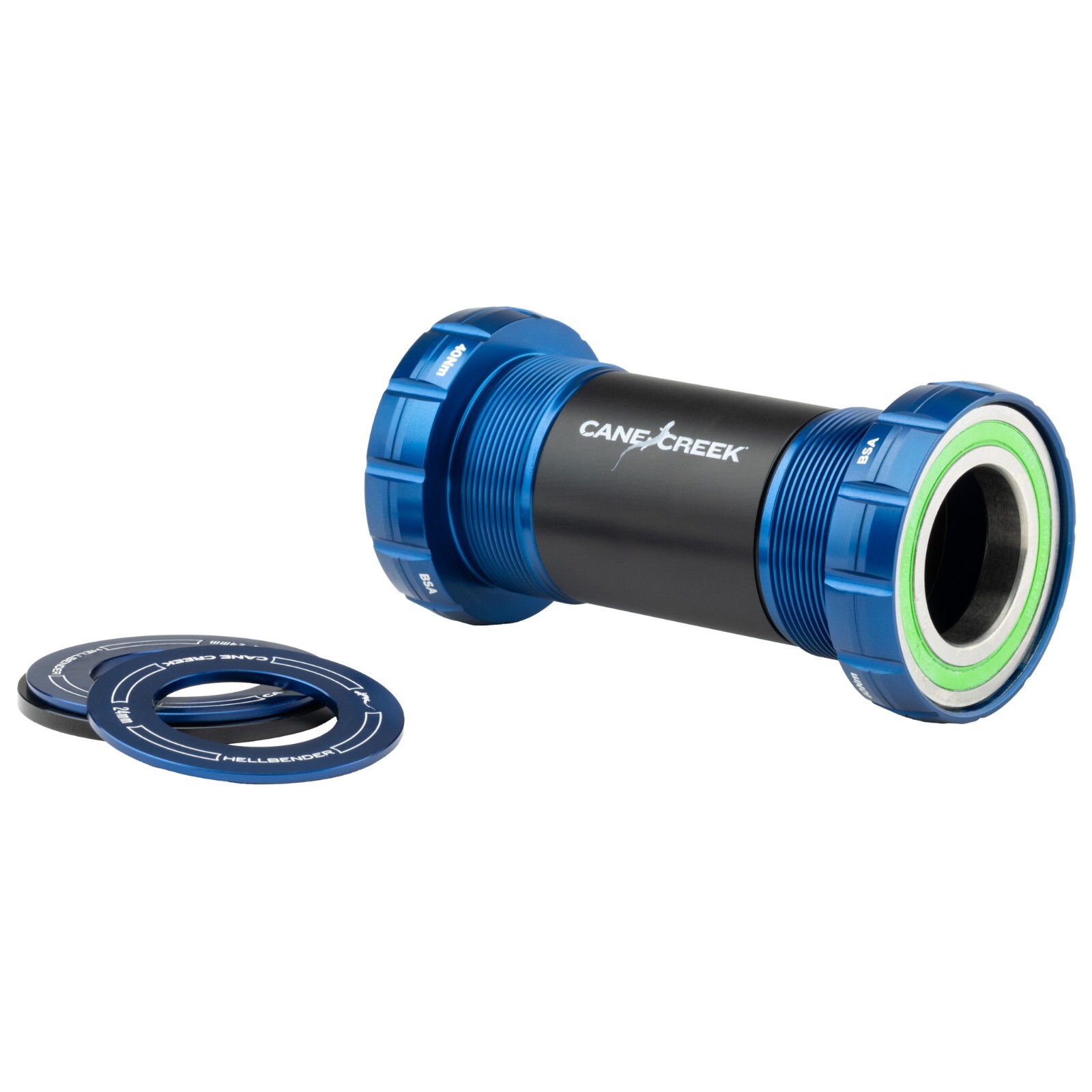 Cane Creek Hellbender 70 BSA Thread BB, DUB, 68/73mm, Blue