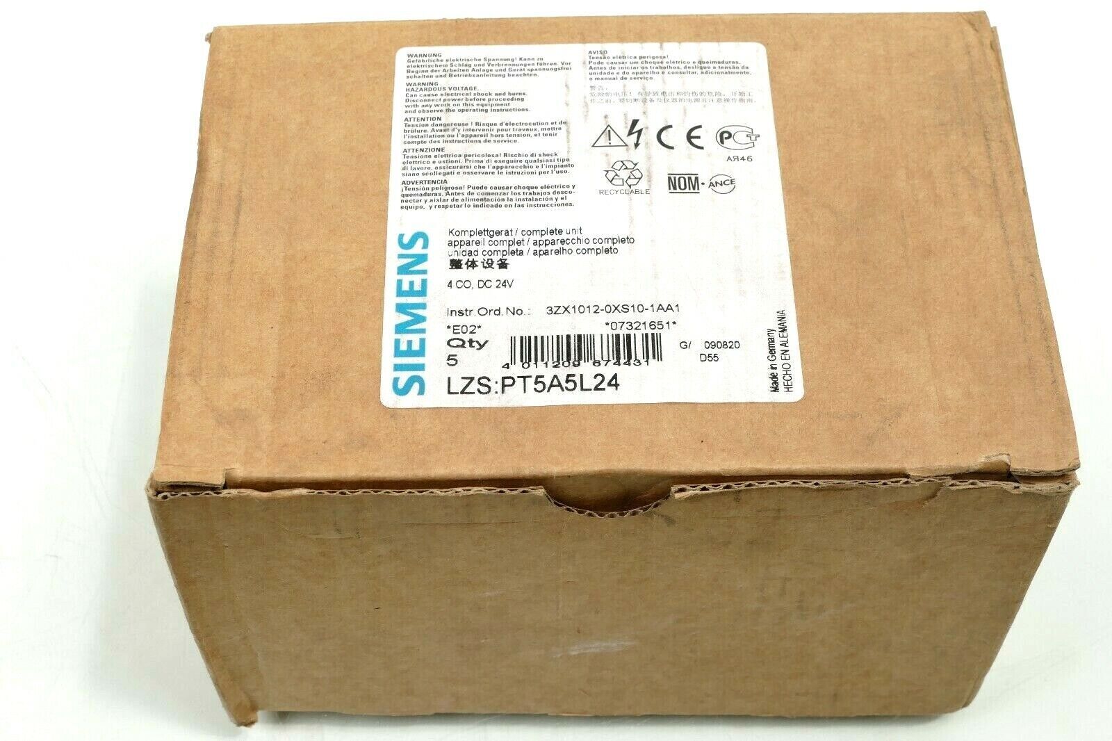 5x Siemens Complete Unit | E:02 | LZS:PT5A5L24