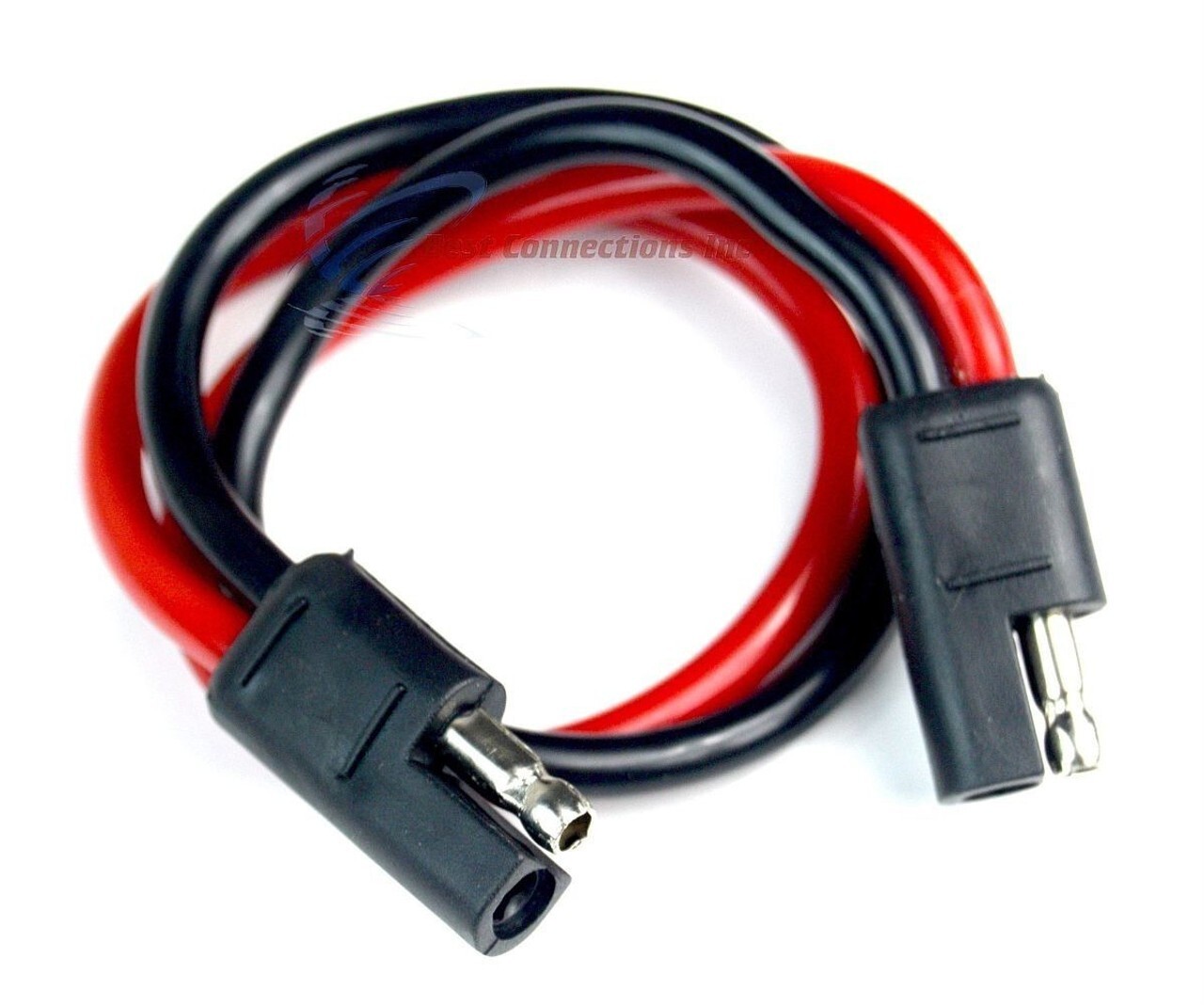10 Pack 12 Gauge 12" Quick Disconnect Polarized Inline Power Cable Wire Harness