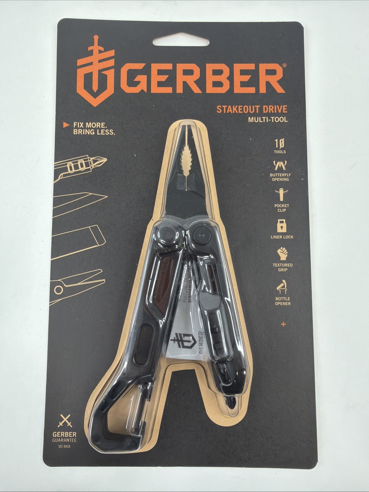Gerber Stakeout Drive Multi-Tool #1077538 -Black- (BRAND NEW)