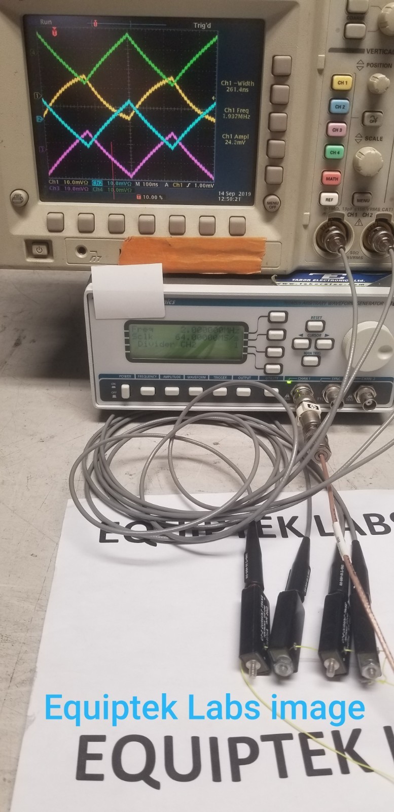 Tektronix CT-2 Oscilloscope Current Probe 200 MHz with P6041 cable TESTED!