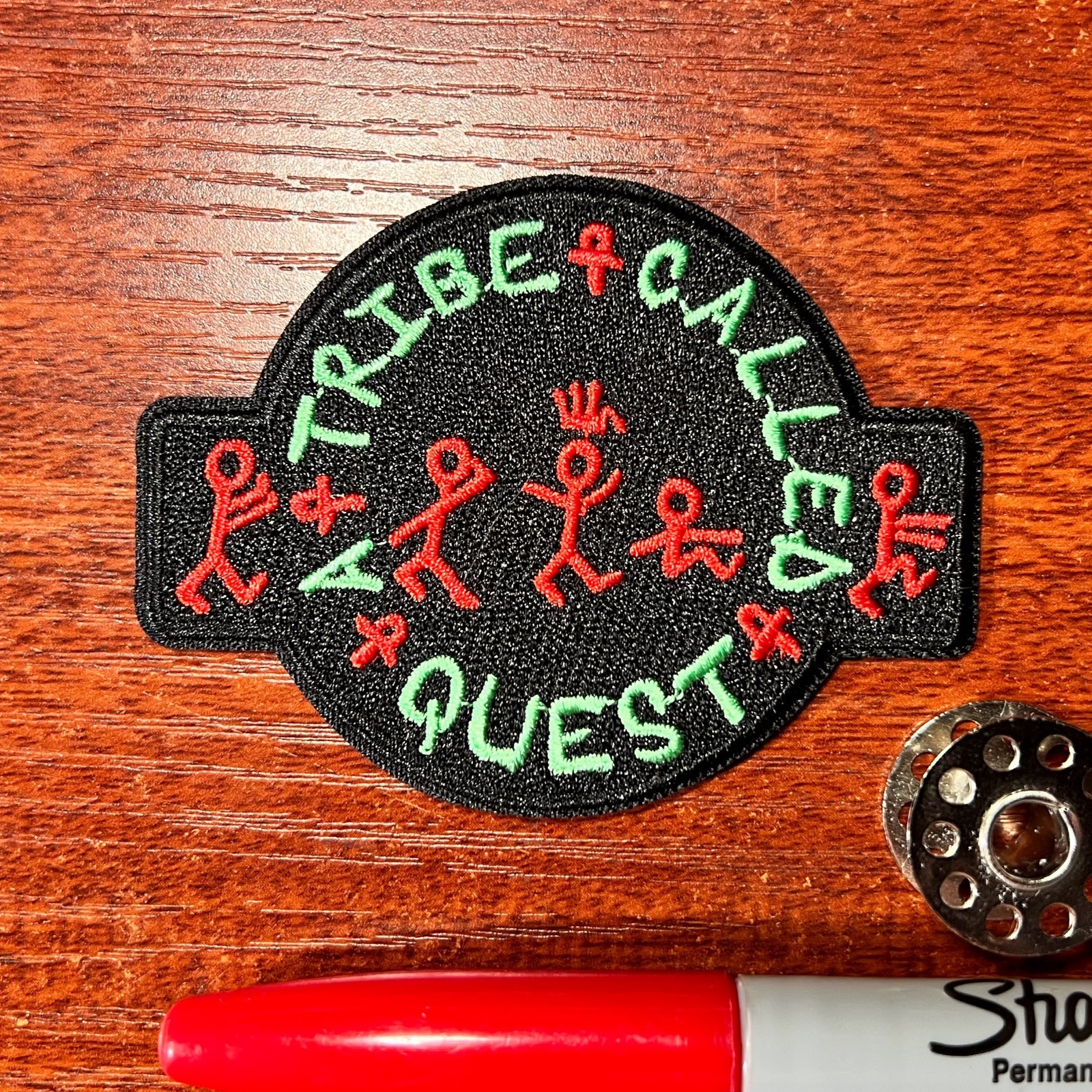 ATCQ Fan Patch A Tribe Call Quest East Coast Hip Hop Embroidered Iron On 2.25x3"