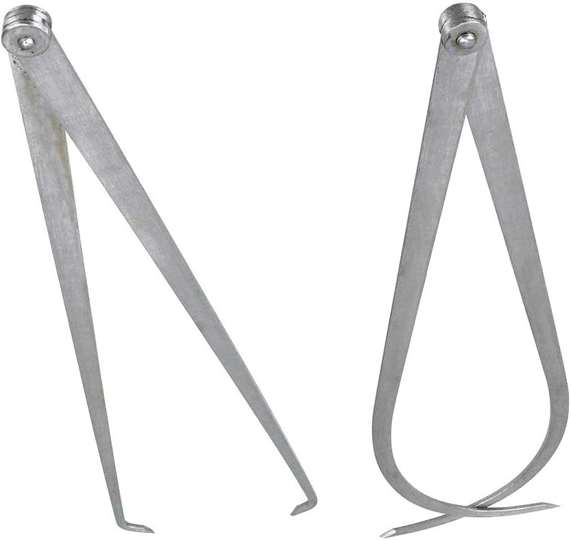 300Mm/12 Inch Long Firm Joint Metal Measurement inside outside Caliper 2 Pcs