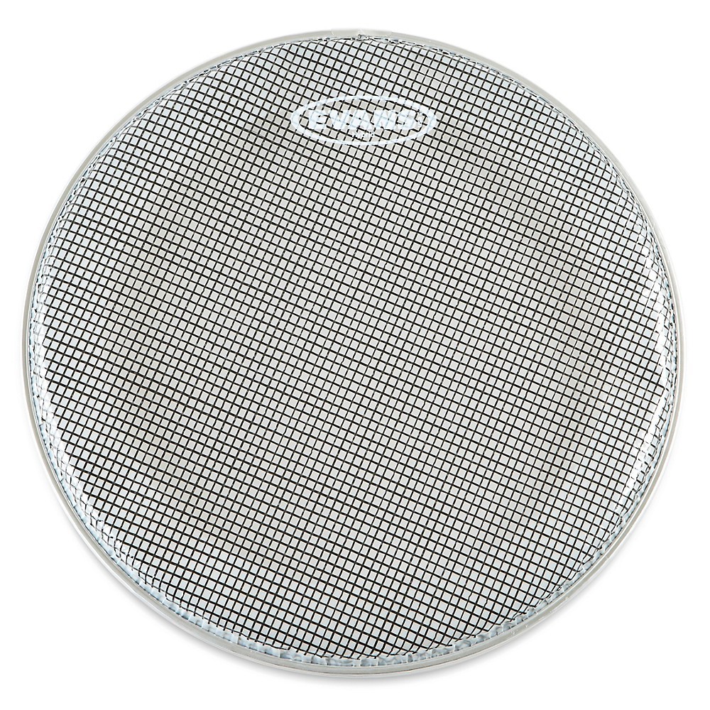 Evans Hybrid Marching Snare Side Head Clear #602 Bistro Black