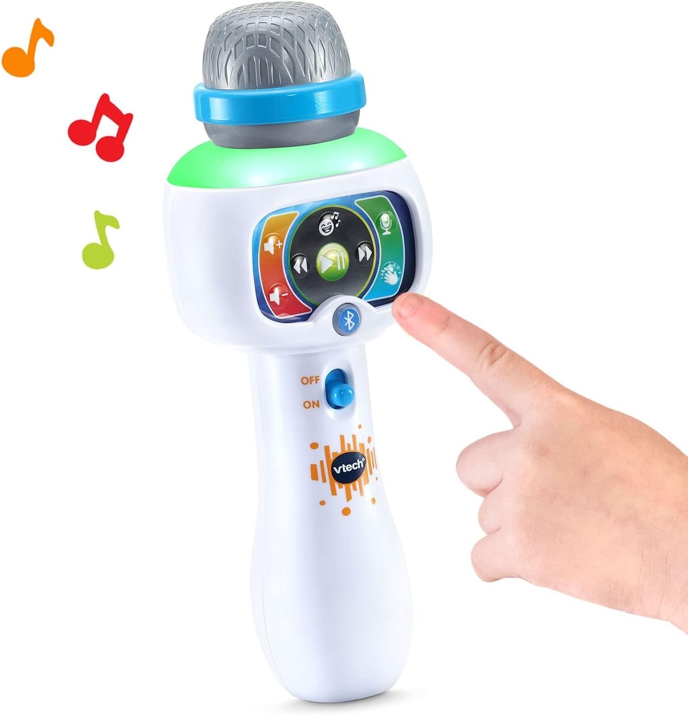 VTech Sing It Out Karaoke Microphone Bluetooth Wireless Technology White *NEW*