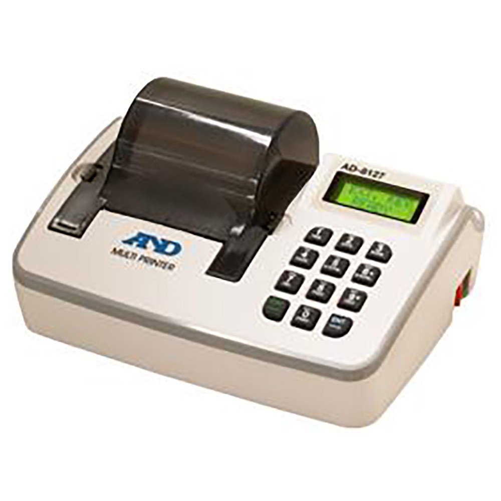 A&D, AD-8127, Compact Multi-Function Printer with LCD Display