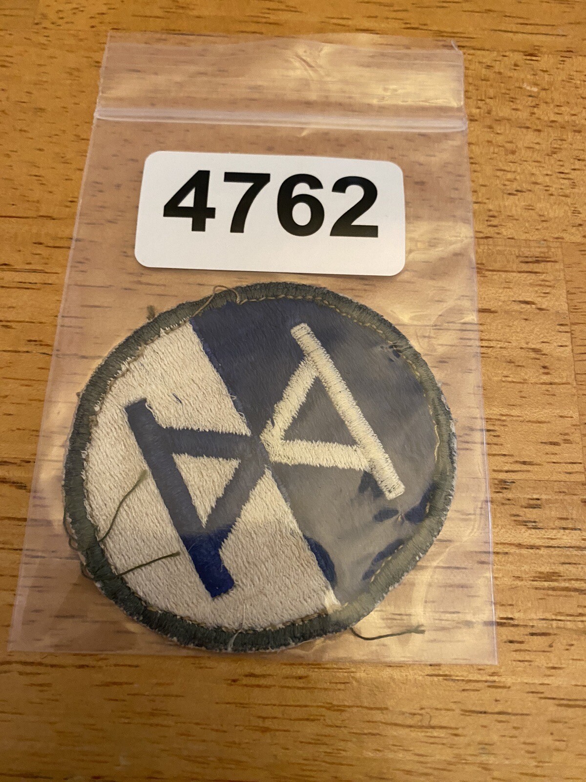 US Army 10th Corps X White Blue Patch INV4762