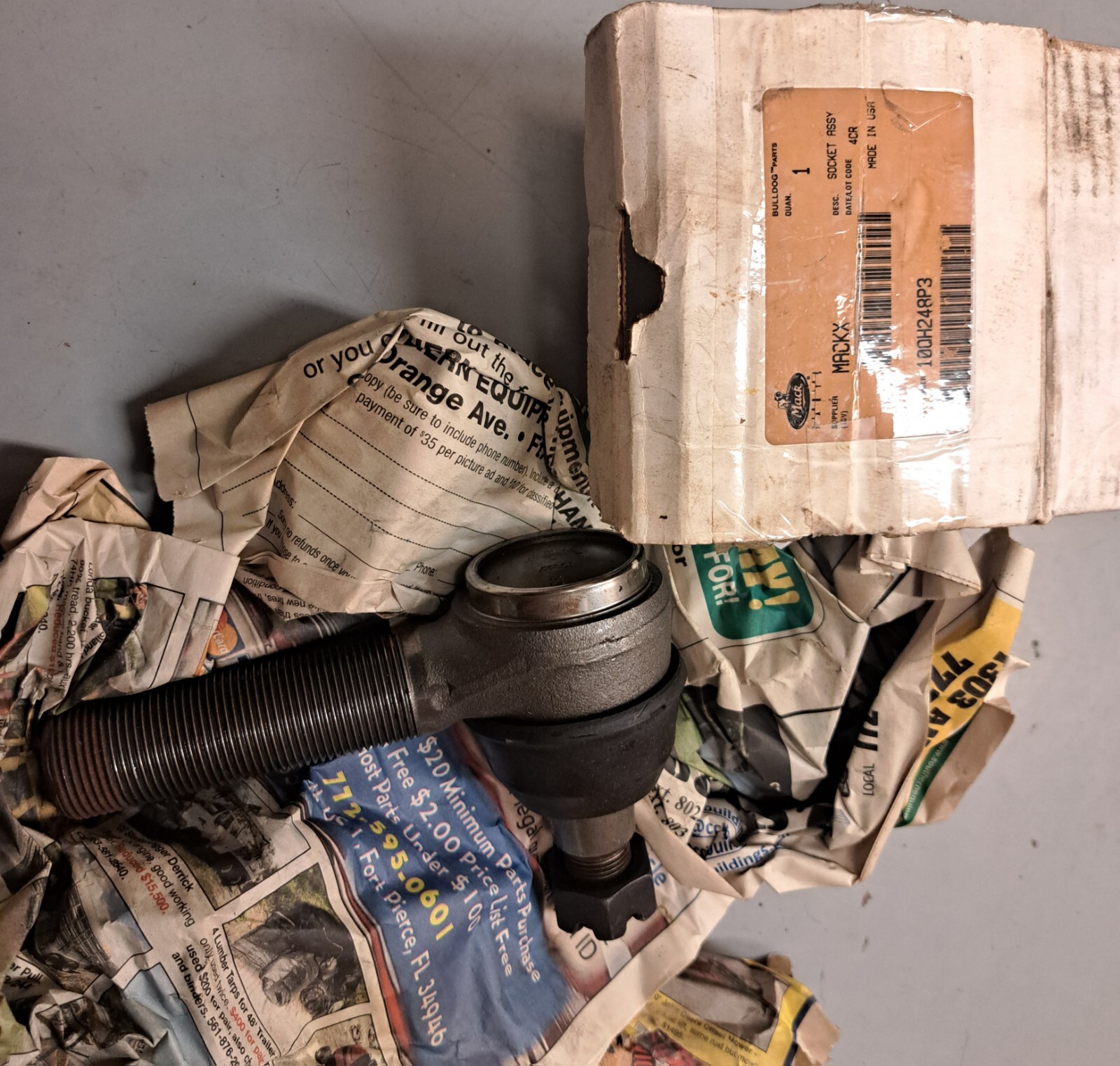 Mack Tie Rod End 10QH248P3
