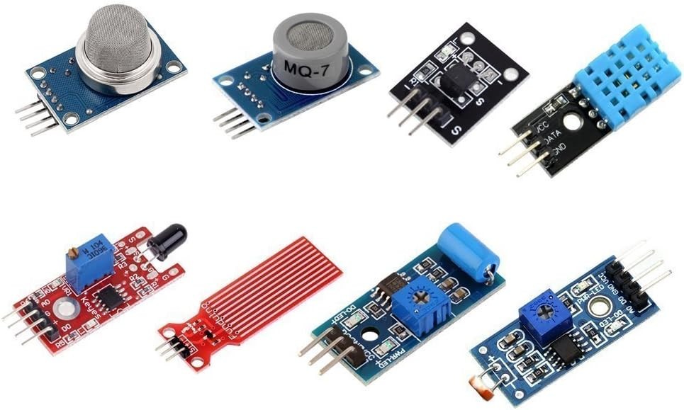 Complete 16-in-1 Sensor Kit for Smart Home Projects with Arduino Compatibility
