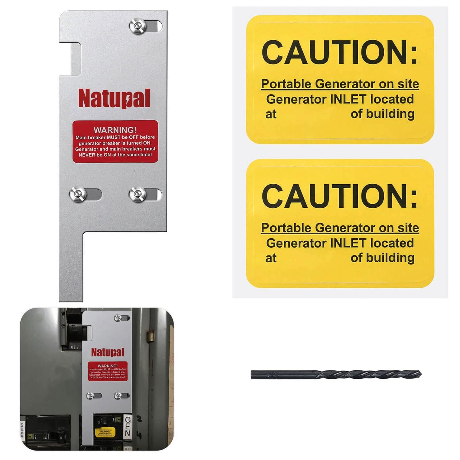 Generator Interlock Kit Compatible Square D Vertical Main 150 200 Amp
