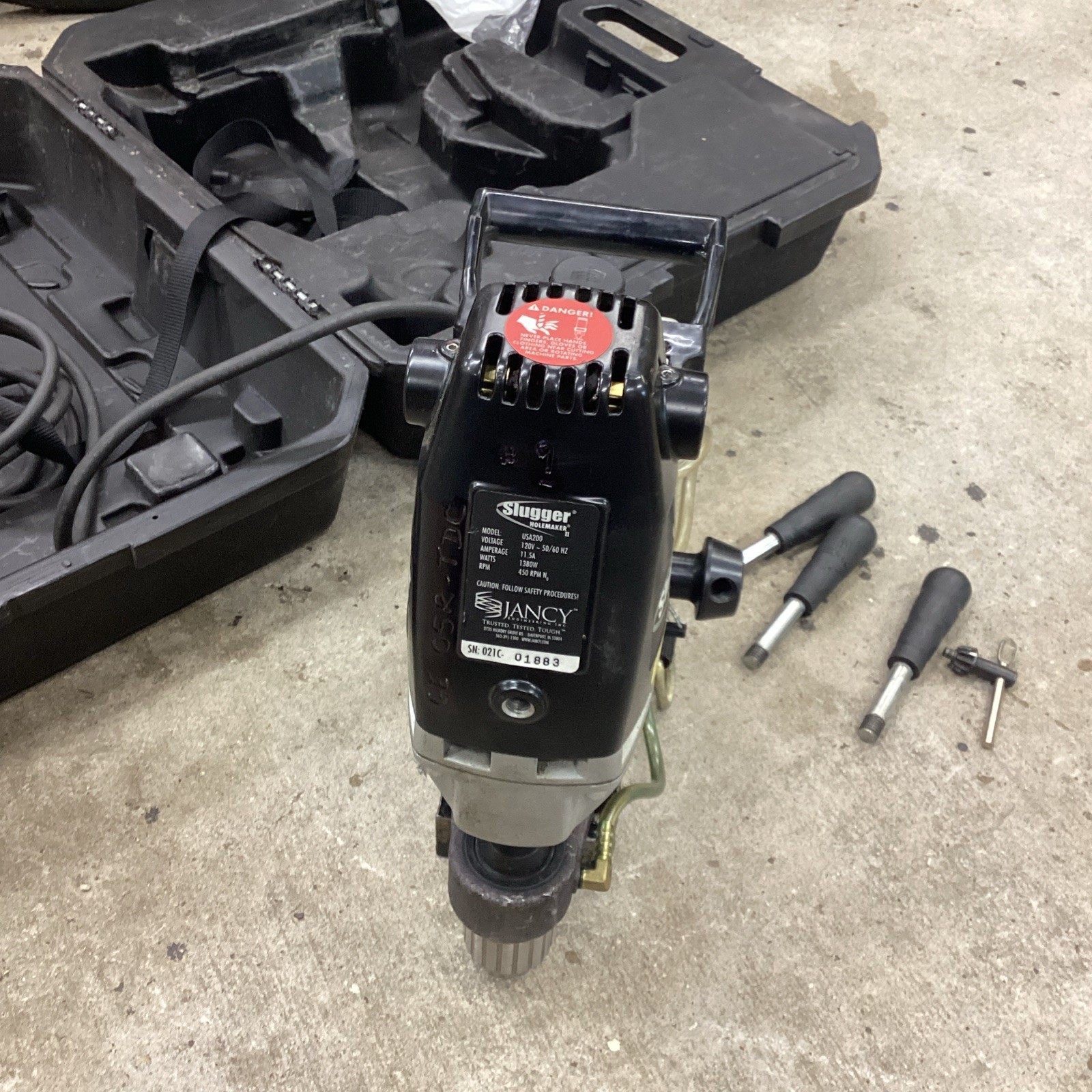 Slugger Hole Maker Portable Magnetic Drill