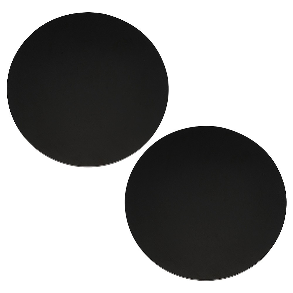 1box Flat Round Acrylic Chassis Display Pedestals for Model Display Black