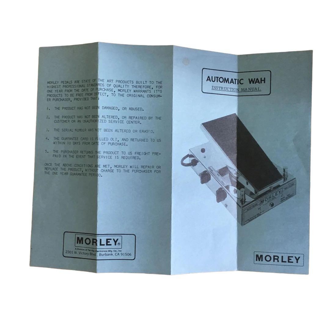1970s MORLEY Auto Wah PWA Rare Working Condition