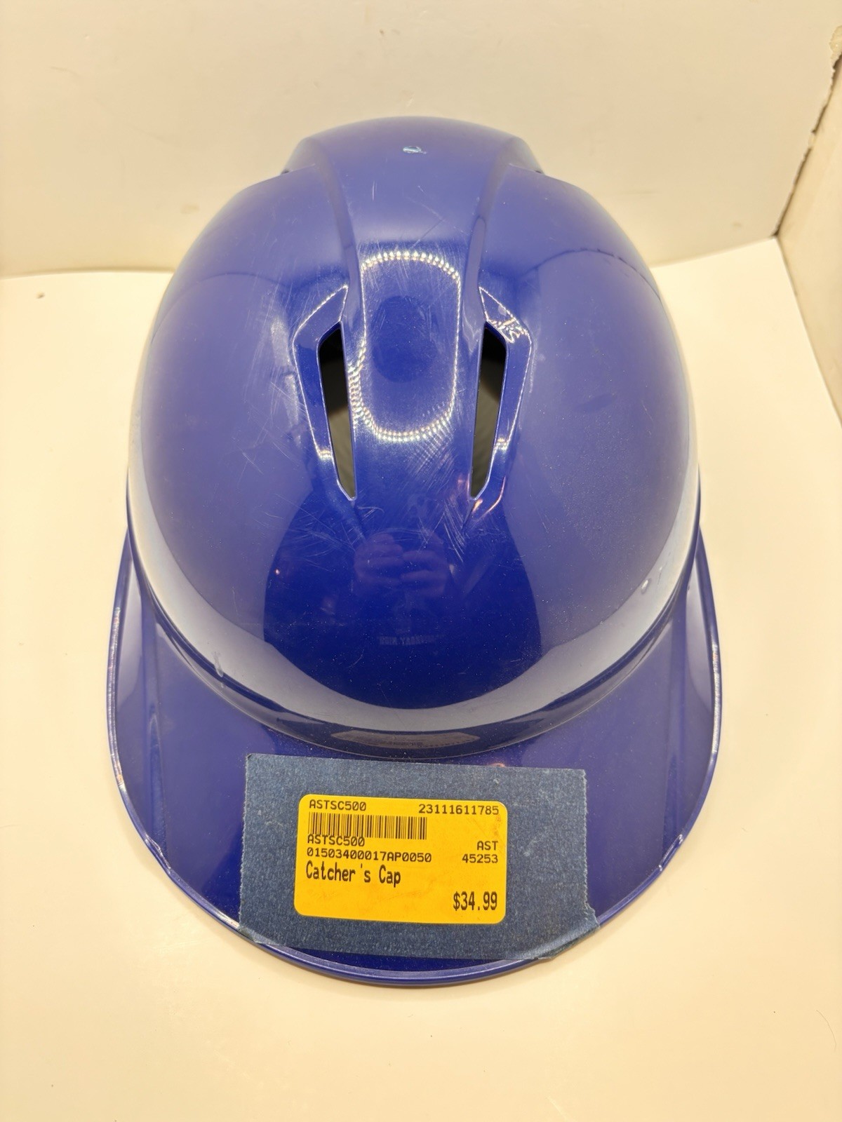 Aegis Catcher’s Cap Royal Blue SC500 Adjustable 6 7/8–7 7/8 Baseball Helmet