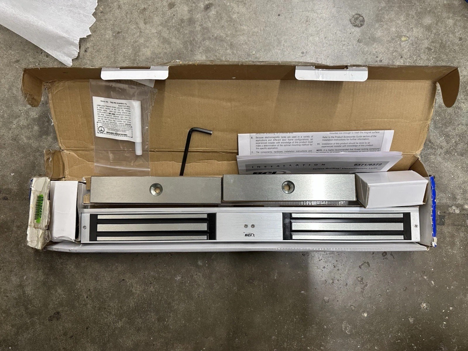RCI 8371/8372 Surface MiniMag Electromagnetic Lock