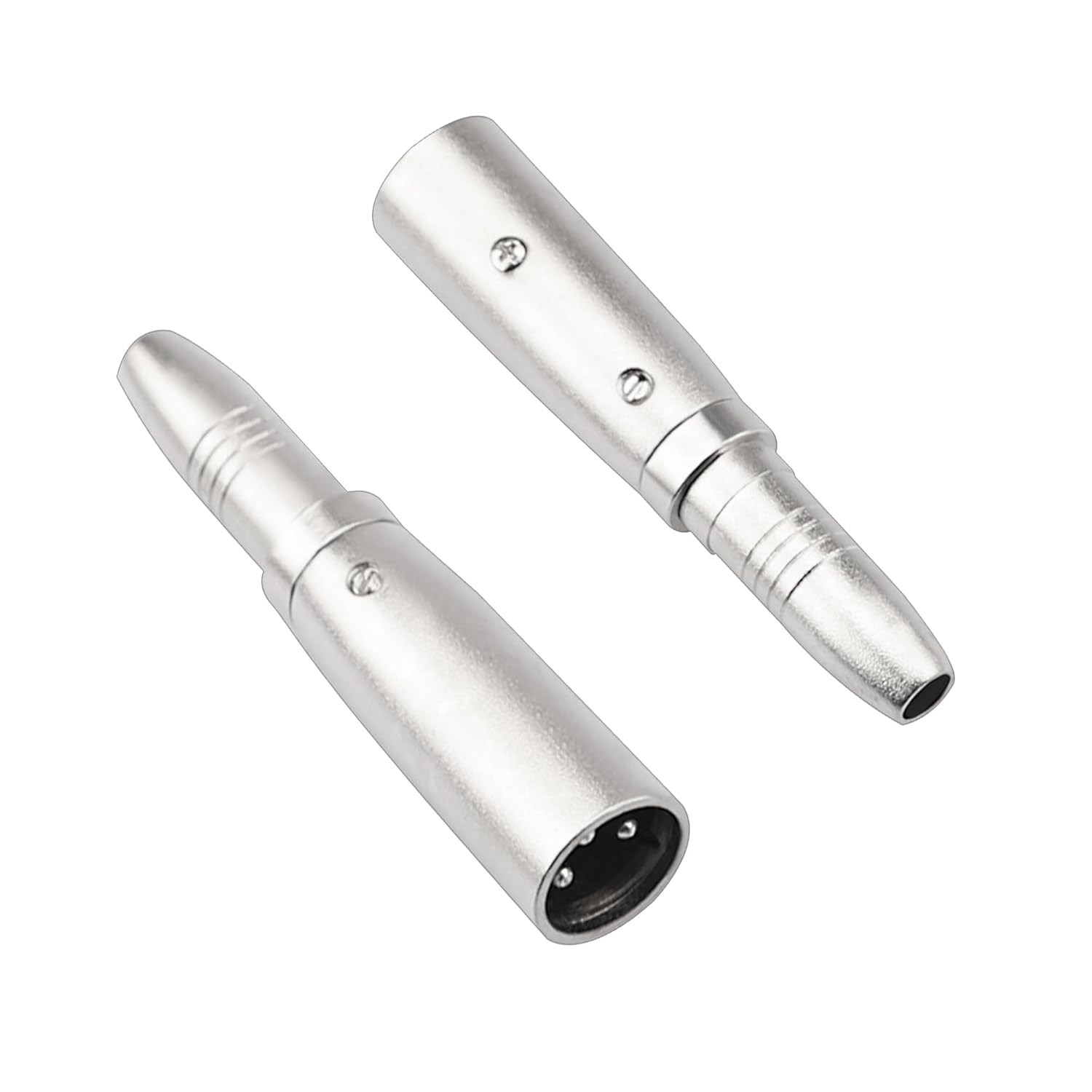 2PCS XLR Male to 1/4 Inch 6.35mm Female Adapter, XLRM