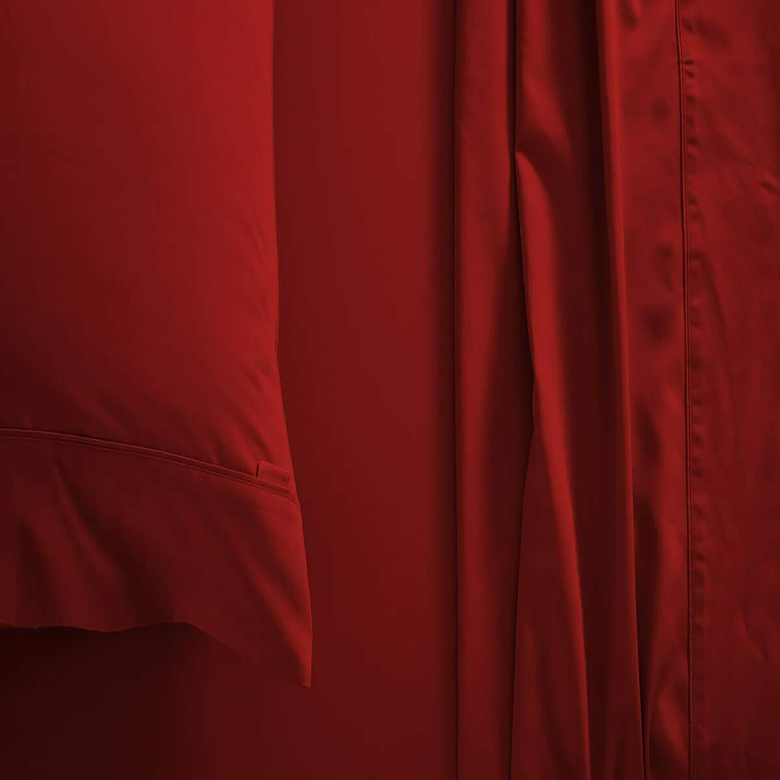 Extra Deep Pocket 1000 TC/1200 TC Egyptian Cotton Burgundy Solid Select Item