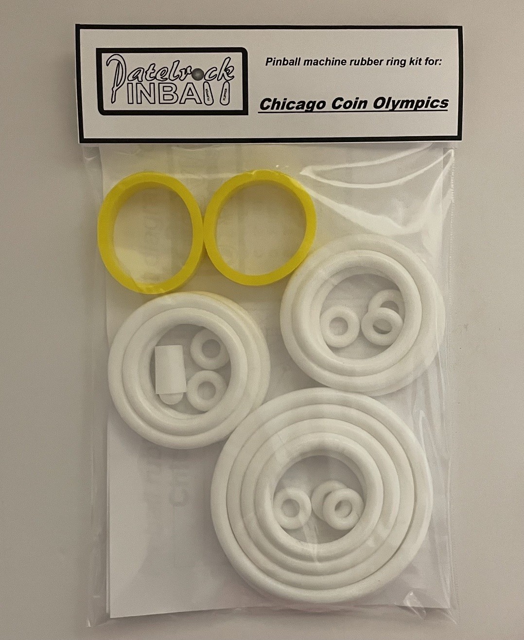 1975 Chicago Coin Olympics Pinball Machine Rubber Ring Kit