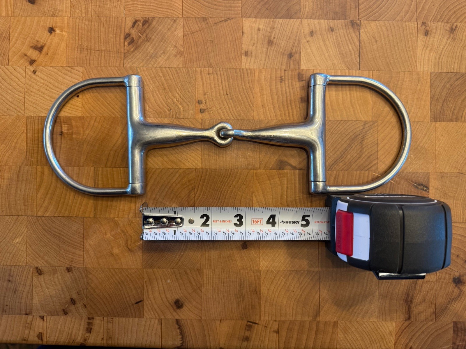 5” D-Ring Snaffle, Single Joint Mouthpiece