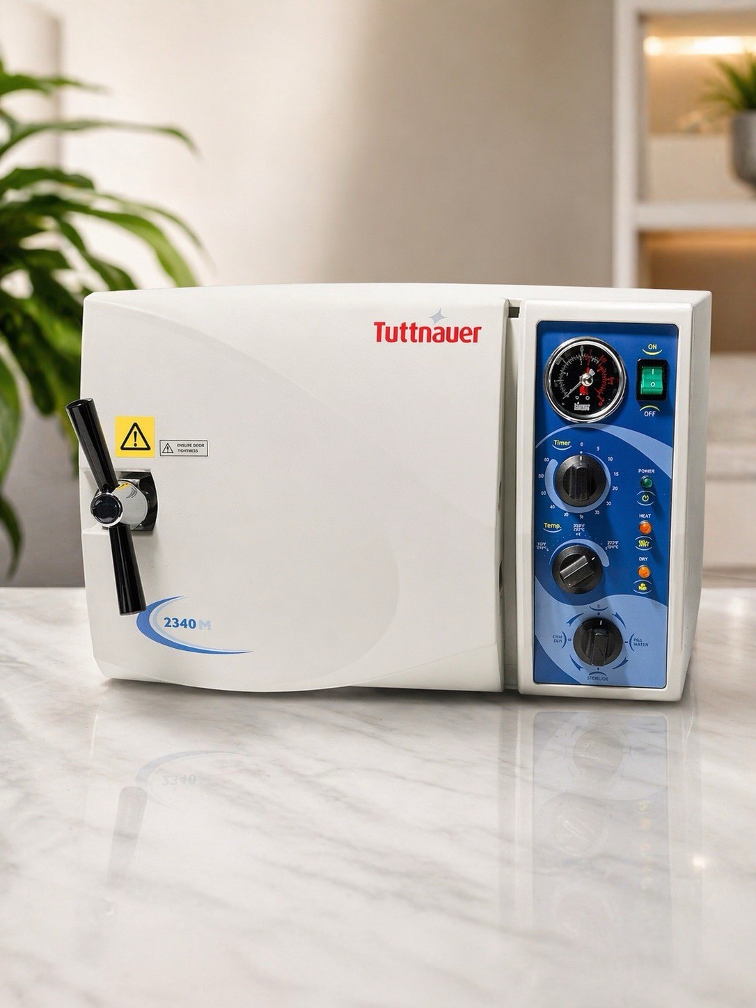 Tuttnauer 2340M Sterilizer Autoclave W/2 Trays - Tested - Lowest Price On Market
