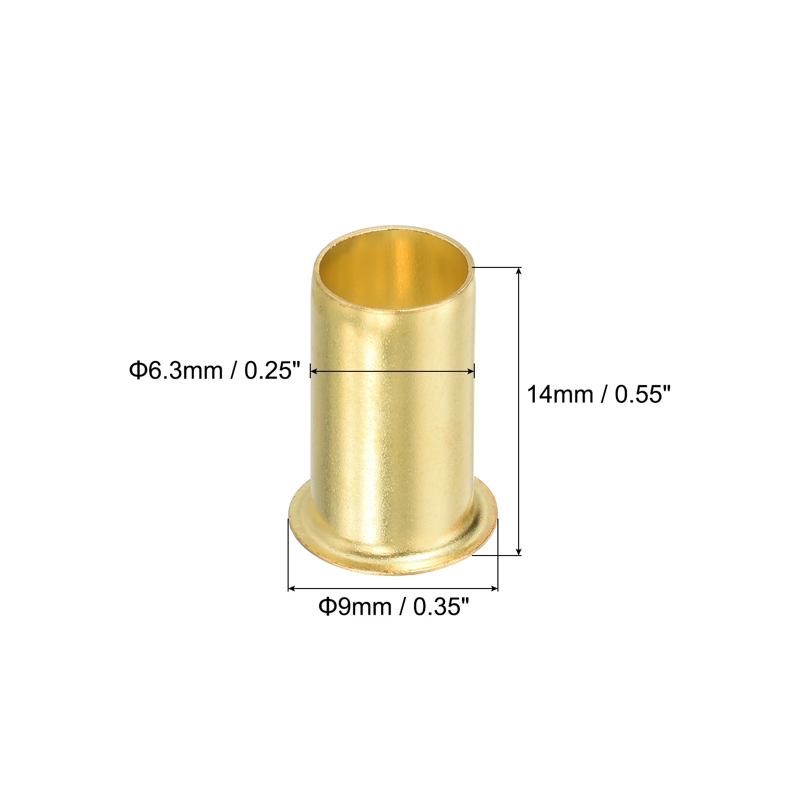 3/8" Tube ID Brass Compression Insert, 10Pcs Insert Tube Compression Fitting