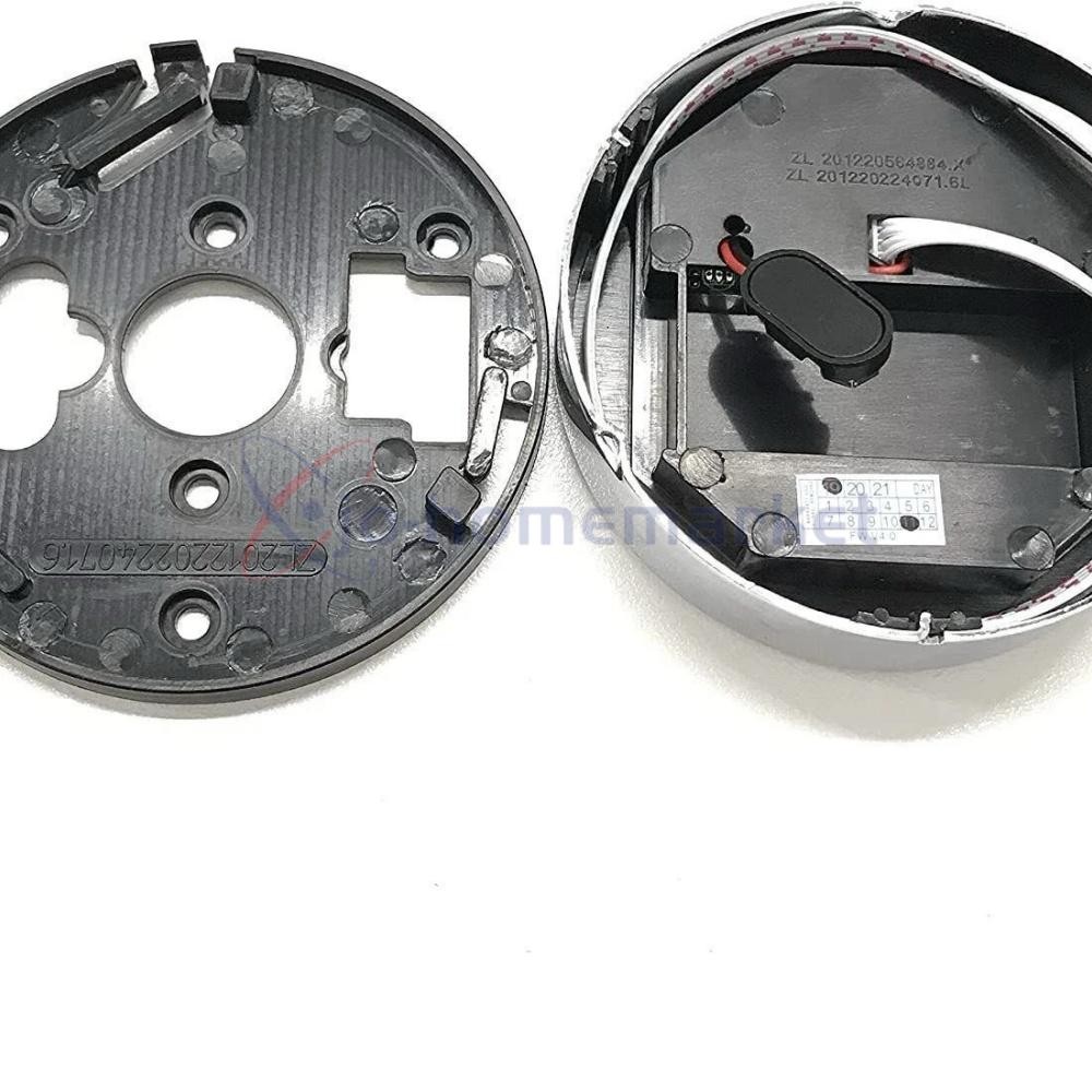 Electronic Safe Lock LED Keypad Chrome Gun Safe Lock Replacement With Swing Bolt