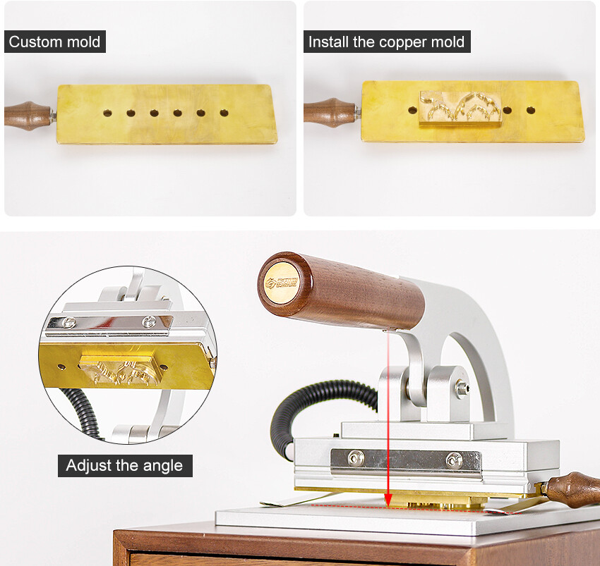 Multifunction Hot Stamping Press Machine Manual Leather Bronzing Embosser