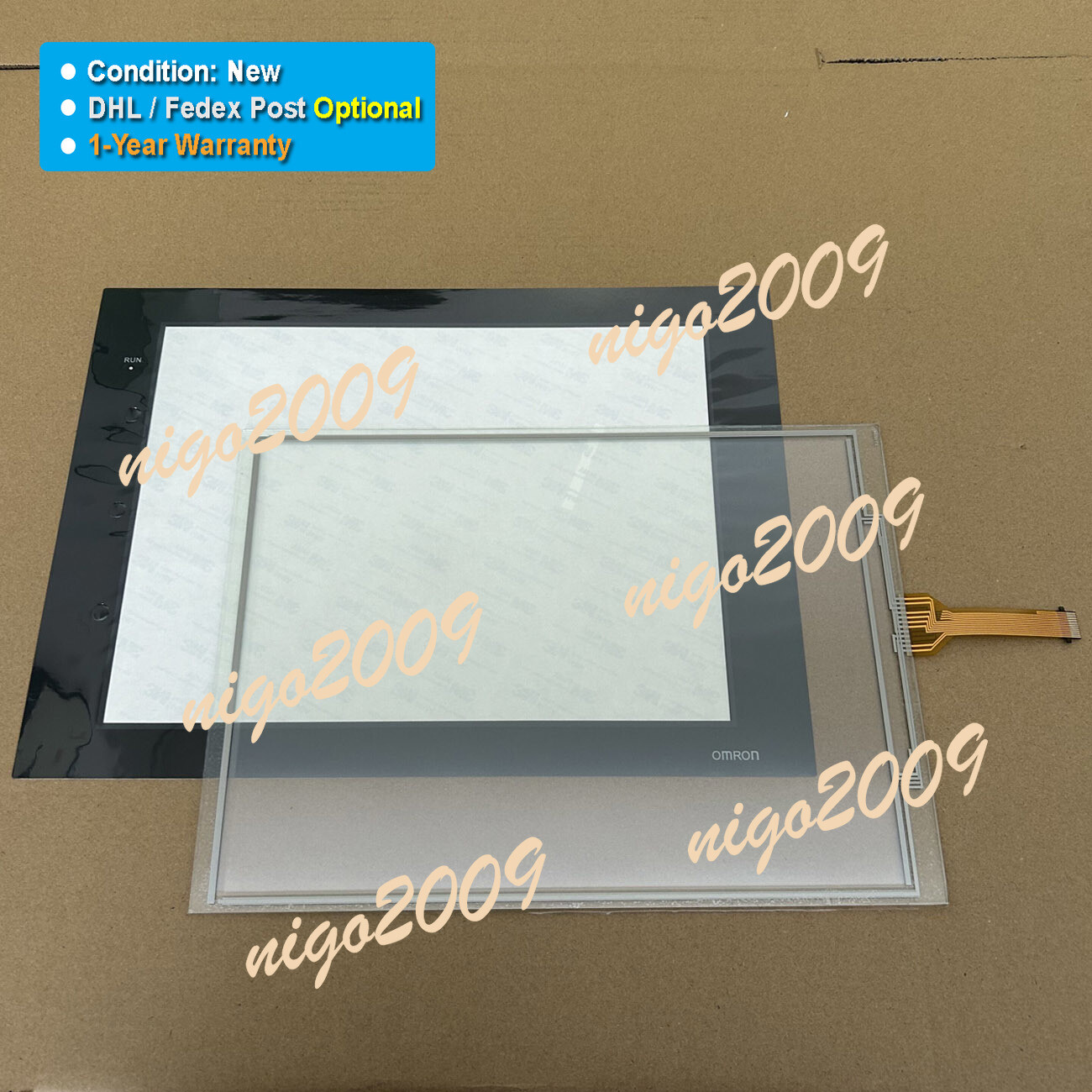 Fit for Omron NS15-TX01B-V2 Touch Screen Glass Protective Film 1-Year Warranty