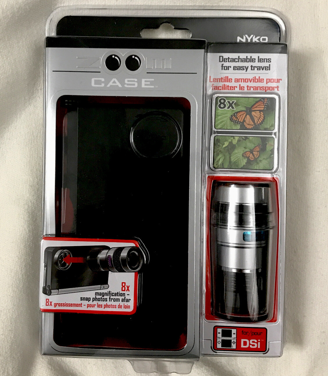 NINTENDO DSI 8X ZOOM LENS WITH CASE BY NYKO - BRAND NEW AND FACTORY SEALED🔥🔥