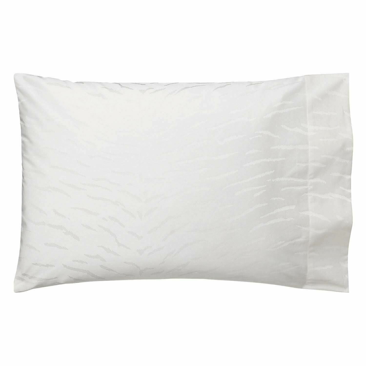 Ralph Lauren Olivia Mirada 100% Cotton Abstract Pillowcase PAIR - KING - White