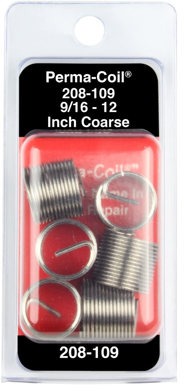 Perma Coil 208-109 SAE Coarse Inserts 9/16-12 Package of 6 USA MADE Free Ship