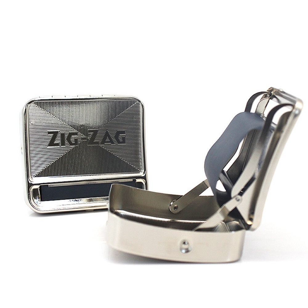 Metal Cigarette Rolling Machine 70mm Easy Manual Roller Hand Maker
