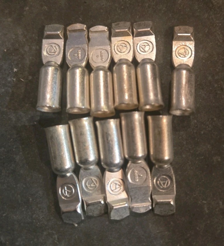 (12 Pc set) 5900-BK Anderson Power Contacts for SB50 Housing 6 Awg Free Shipping