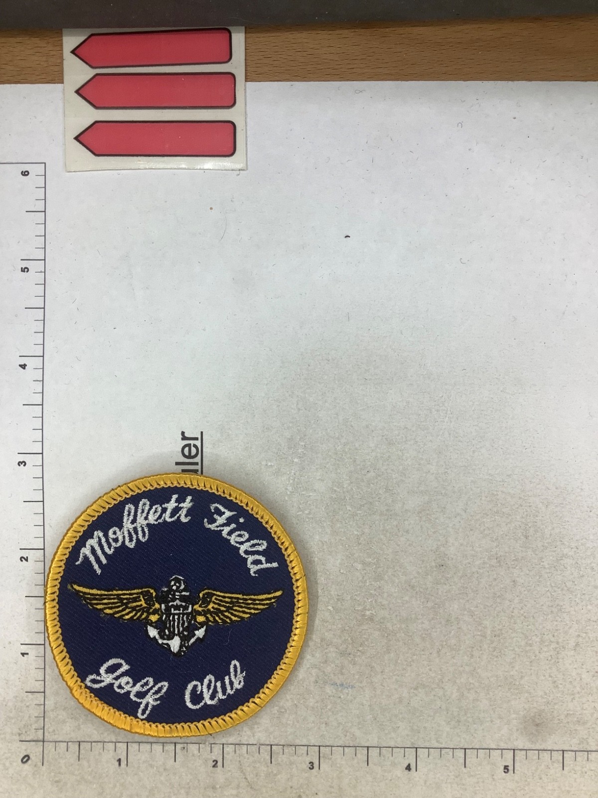 VINTAGE US NAVY MOFFET FIELD GOLF CLUB PATCH
