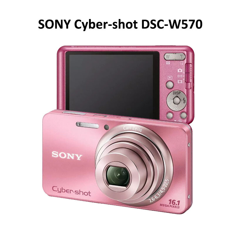 SONY Cyber-shot DSC-W570 16.1 MP Digital Camera 5x Optical Zoom English Language