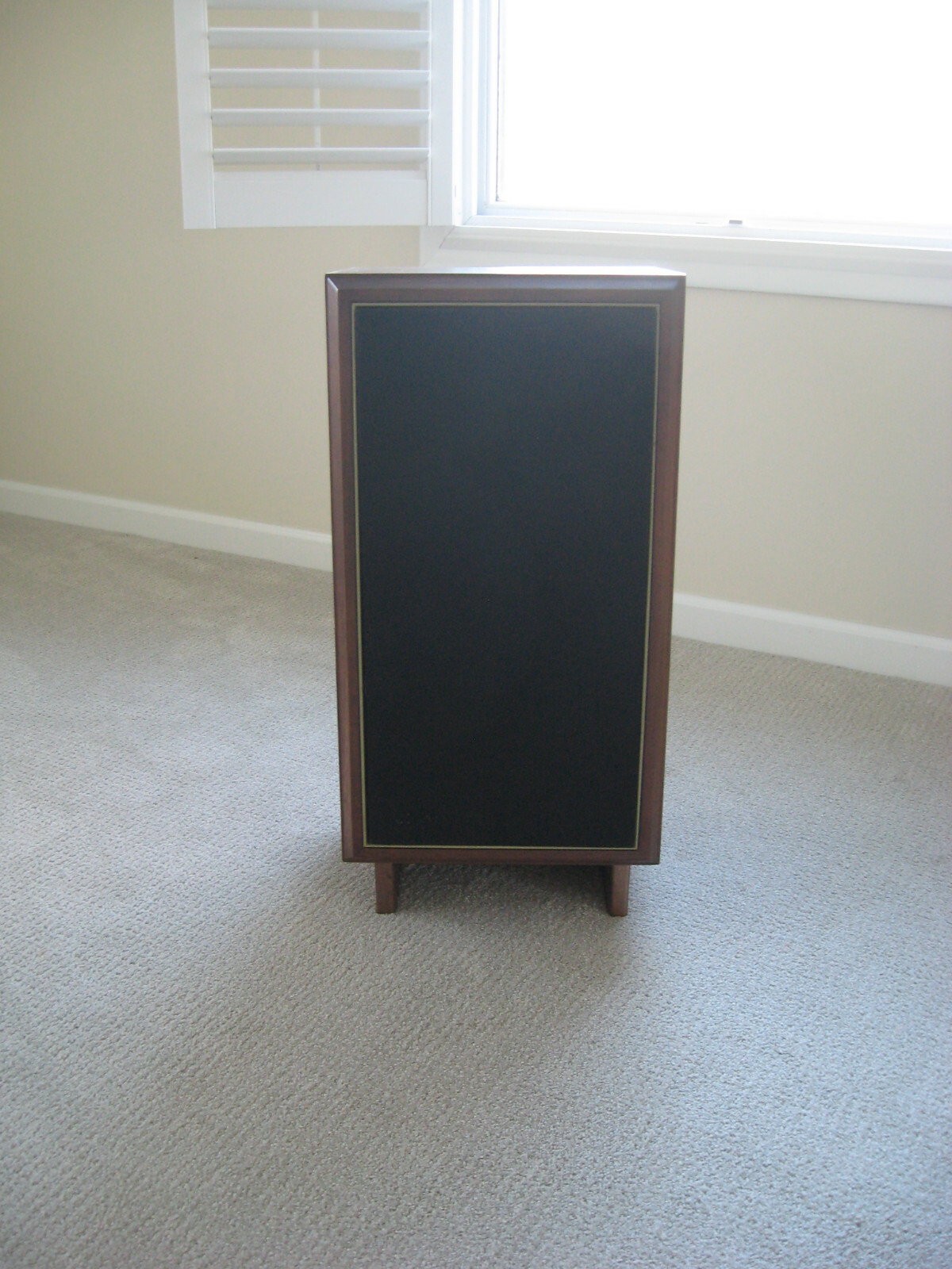 Solid Walnut Speaker Stands for Advent Large Speakers