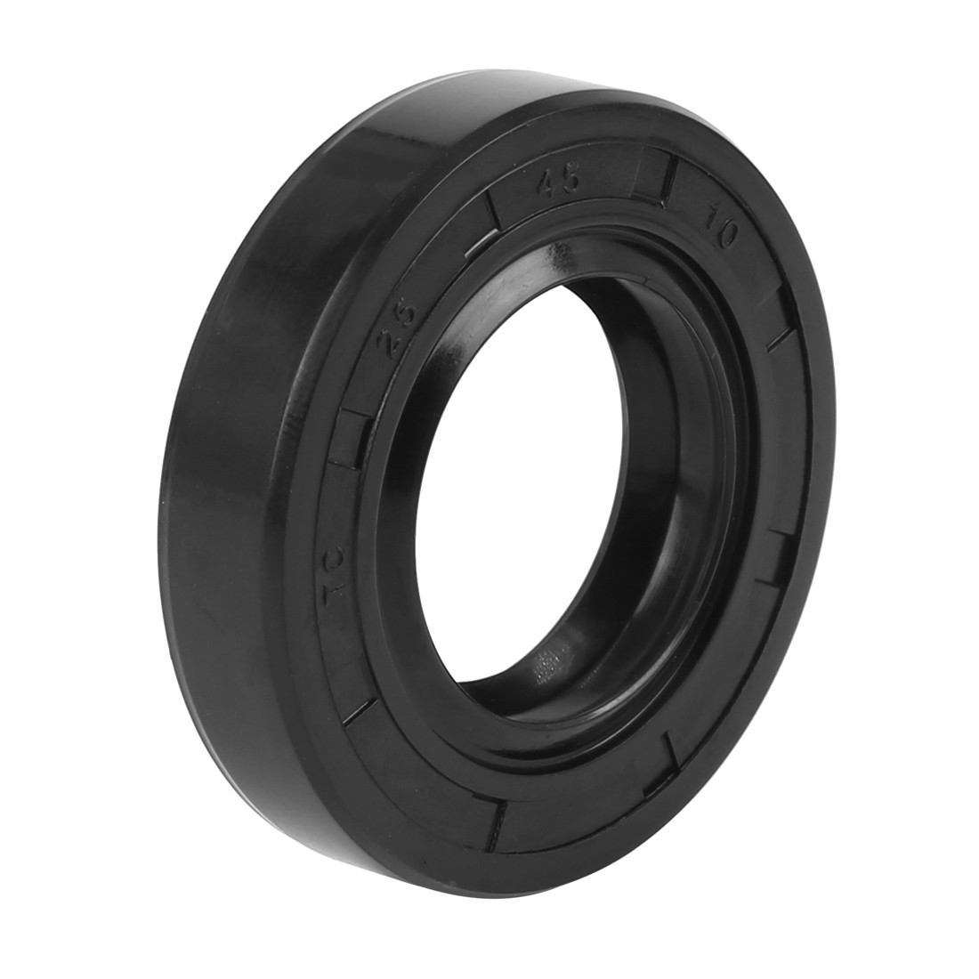 25mm x 45mm x 10mm Rubber Double Lip TC Type Oil Shaft Seal
