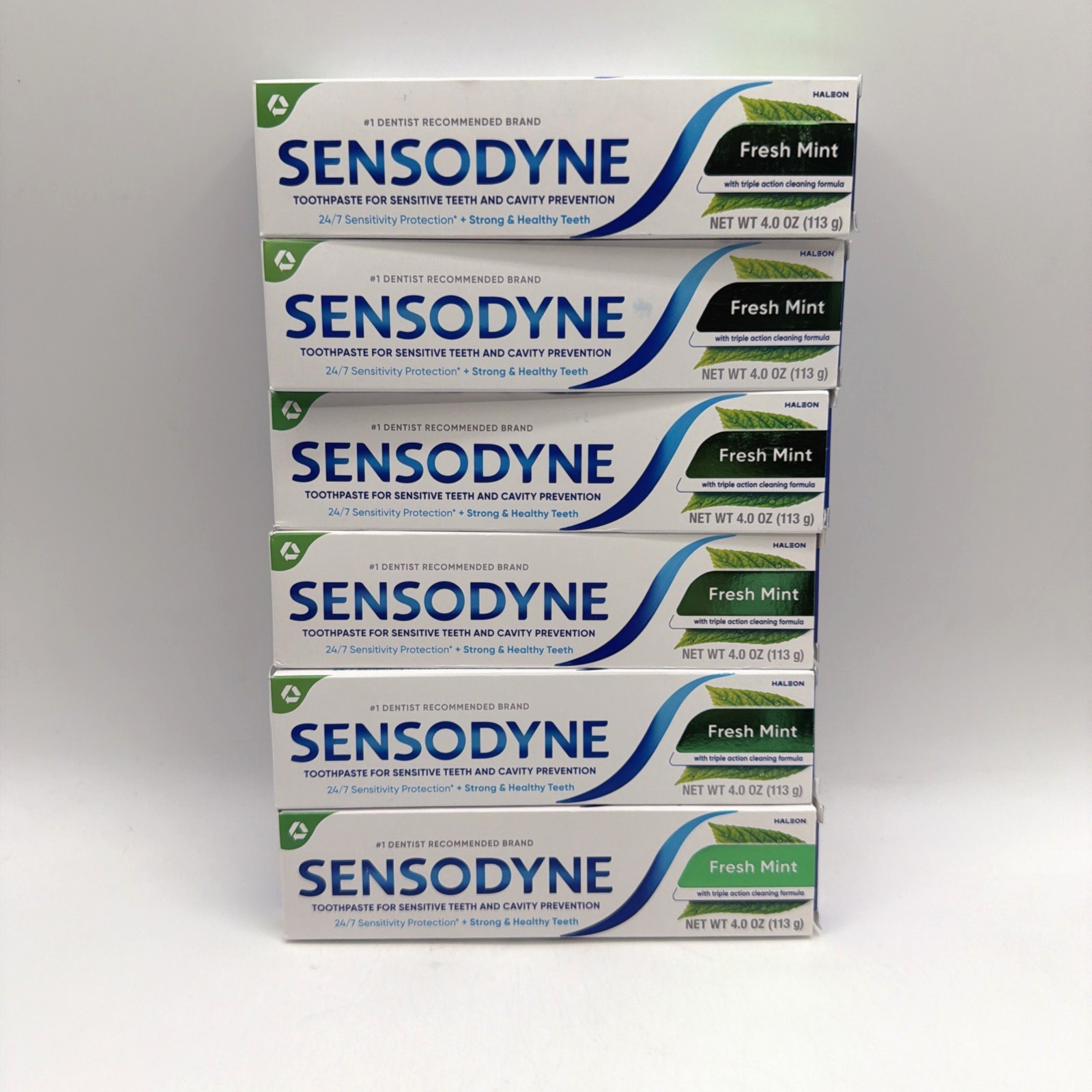 Sensodyne Toothpaste Fresh Mint 4oz 6 Pack