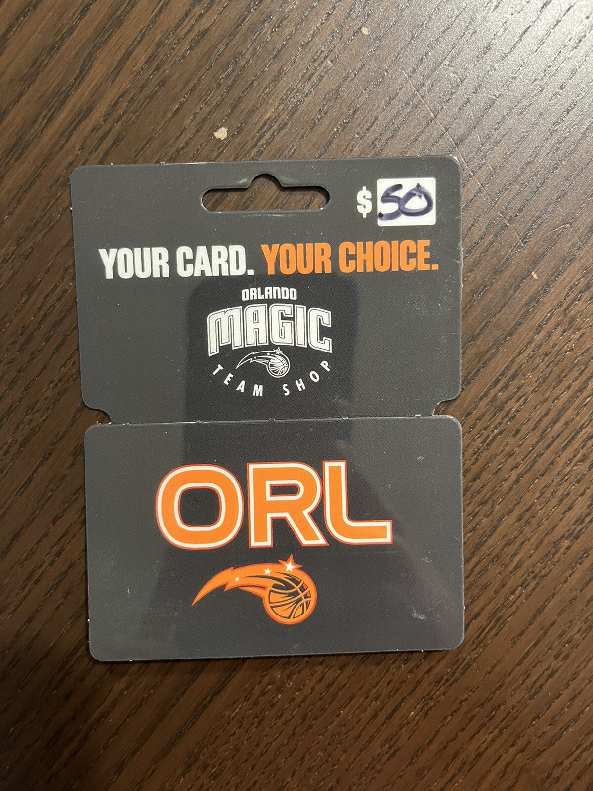 Orlando Magic Team Shop $50 Gift Card