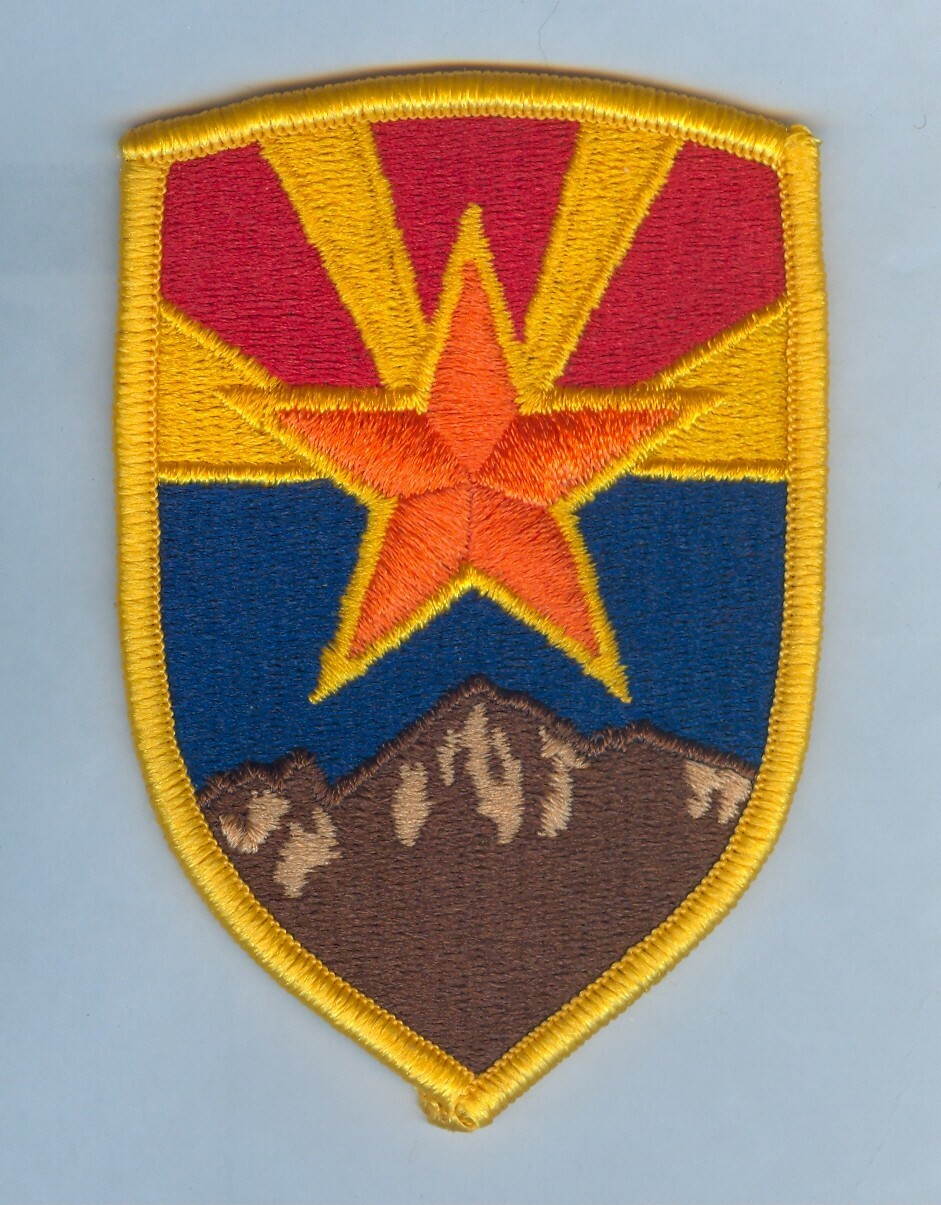 NEW ISSUE SSI:   198th REGIONAL SUPPORT GROUP - COLOR PATCH ..... MINT ..... X