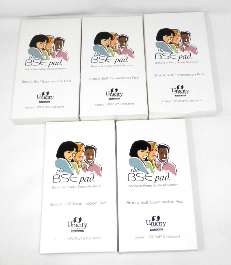 Unicity BSE Pad - Breast Self Examination Aid Lot of 5 Screening New