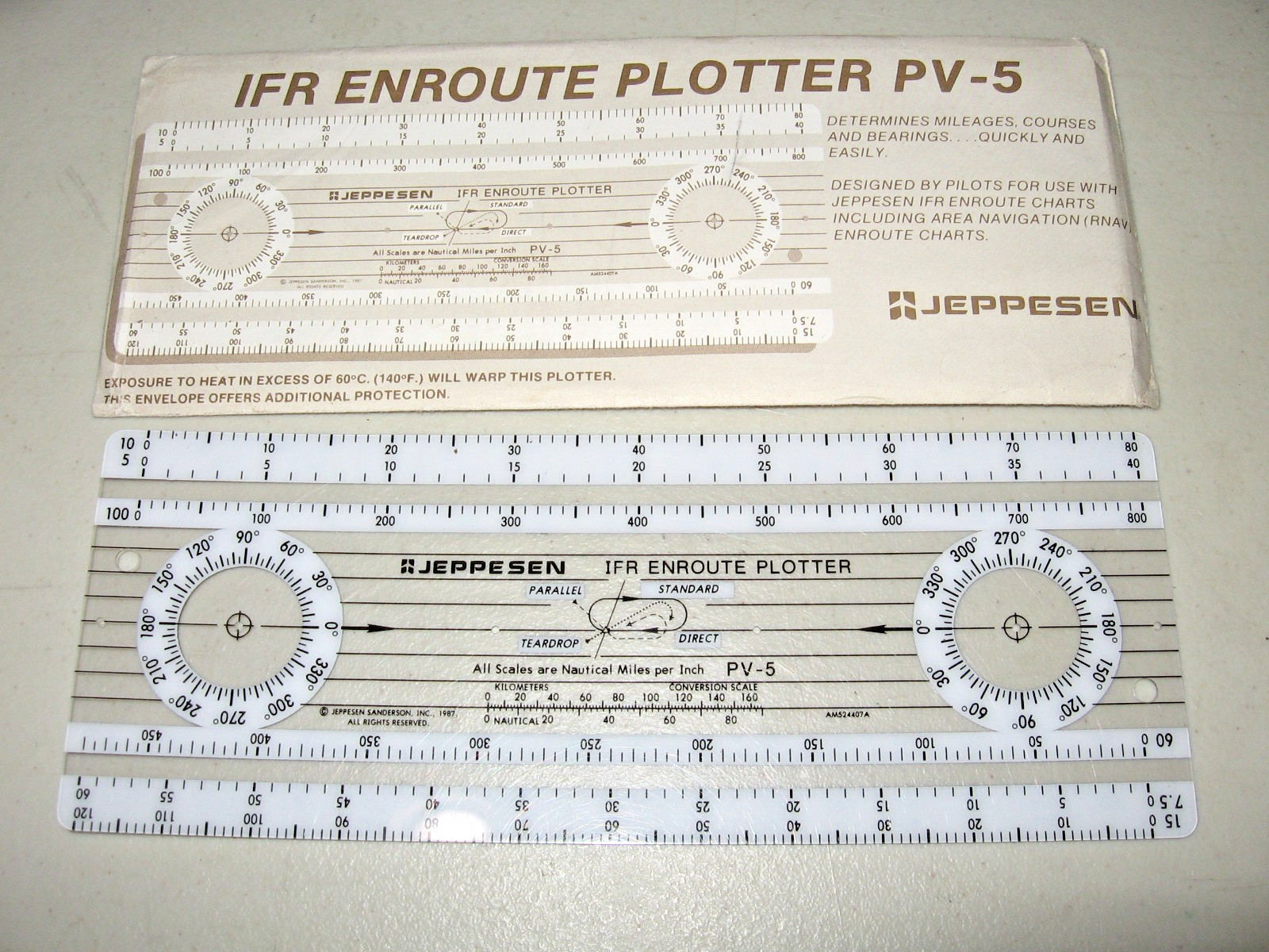 Jeppesen PV-5 IFR Enroute Plotter