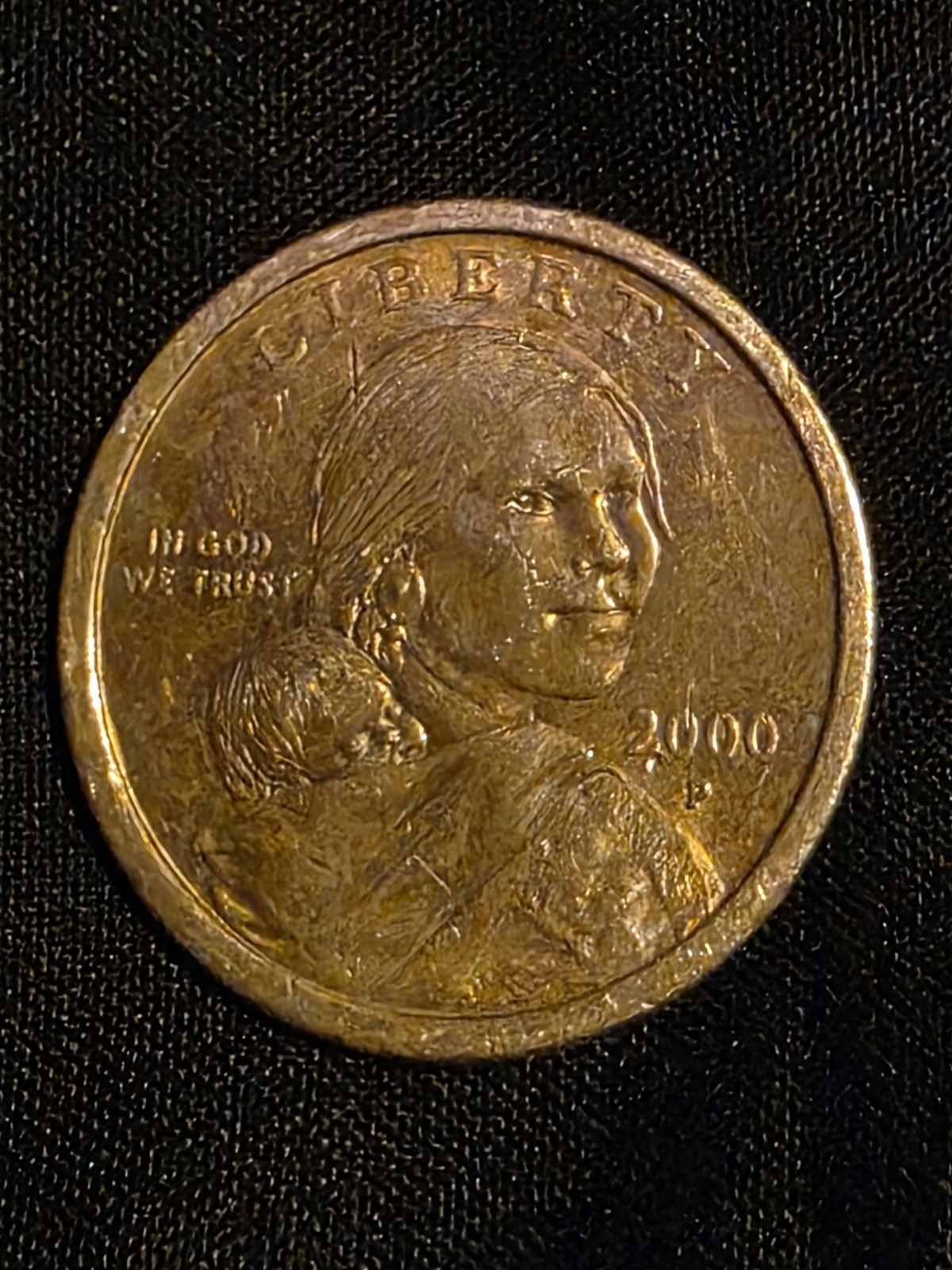 2000 P Sacagawea Dollar Wounded Eagle