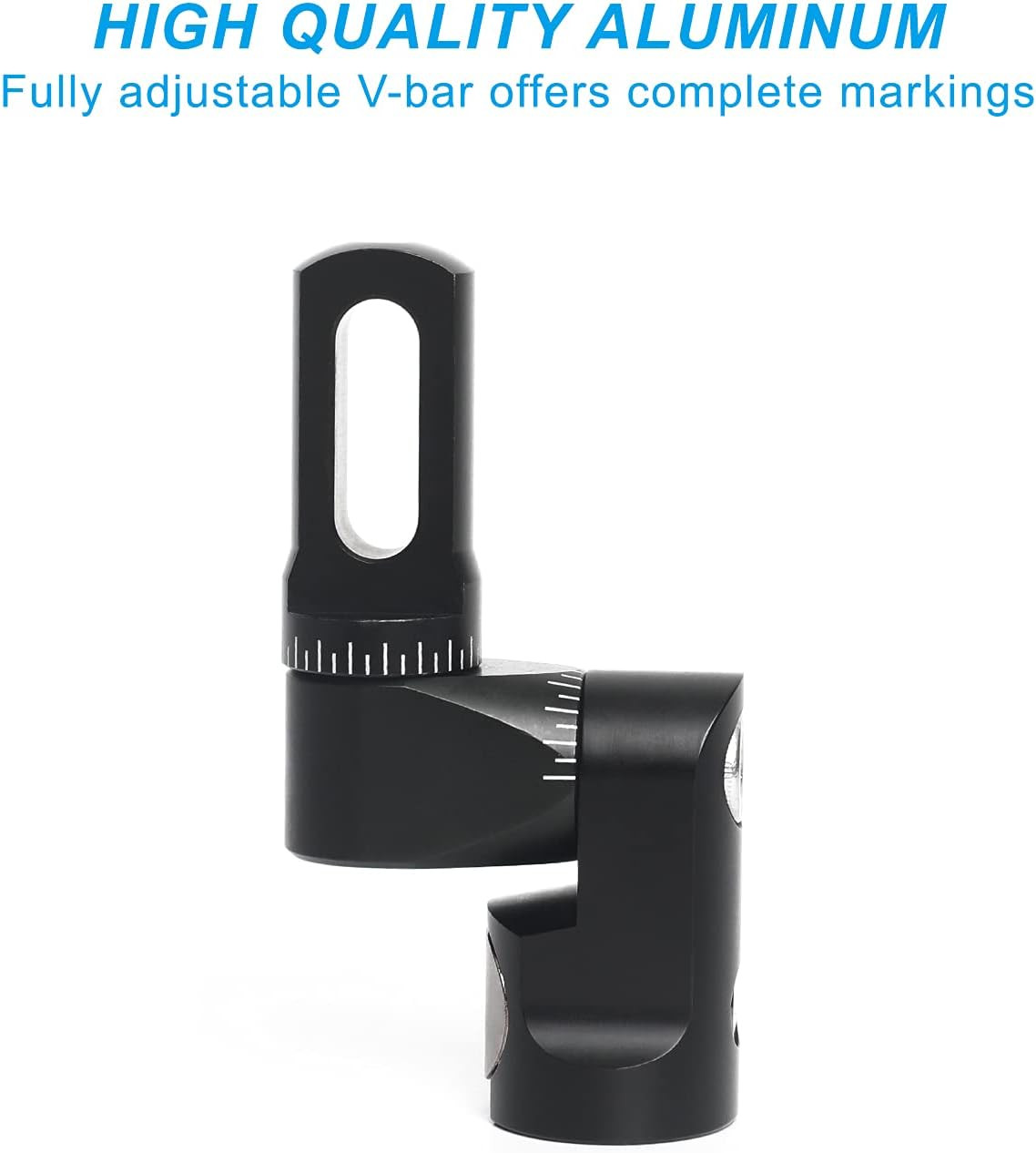 Compound Bow Single Side Adjustable V Bar Mount, Quick Disconnect Bow Stabilizer