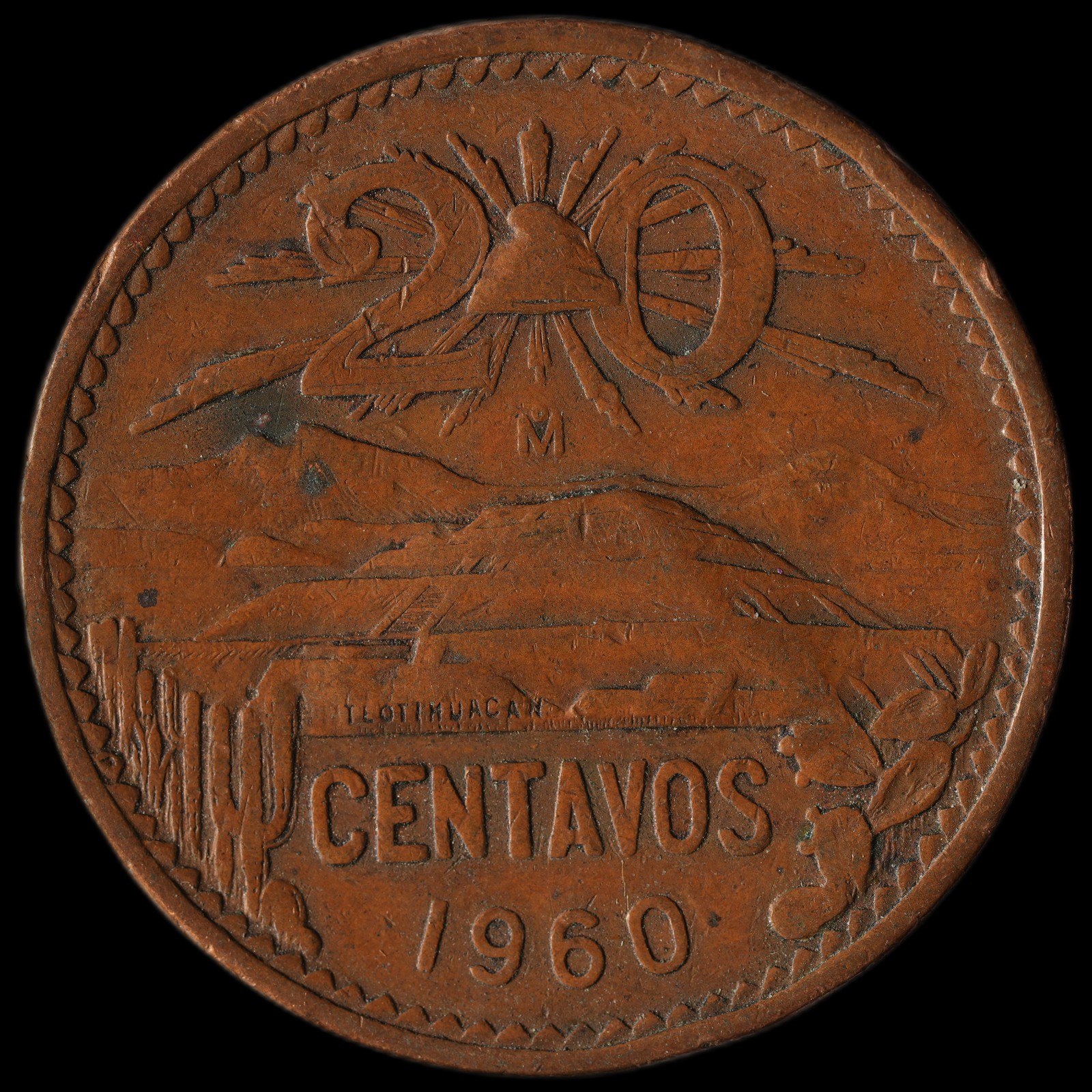 Mexico - 20 Centavos - 1960 - KM#440