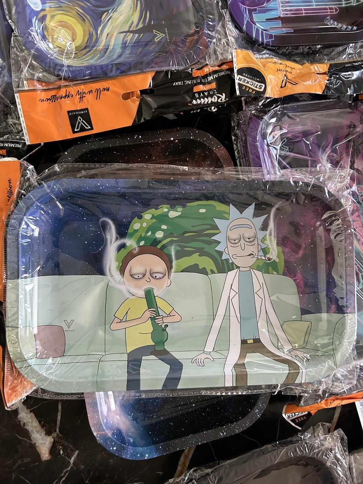 Lot of 20 Rolling Tray Bundle Various Sizes and Styles
