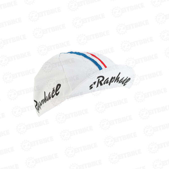 ZEITBIKE St. Raphael Cycling Cap White Retro Design UV Protection Made in Italy