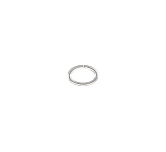 Oval Jump Rings, Sterling Silver 100pc, 4x6mm 20 gauge Open Jump rings .925 Silv