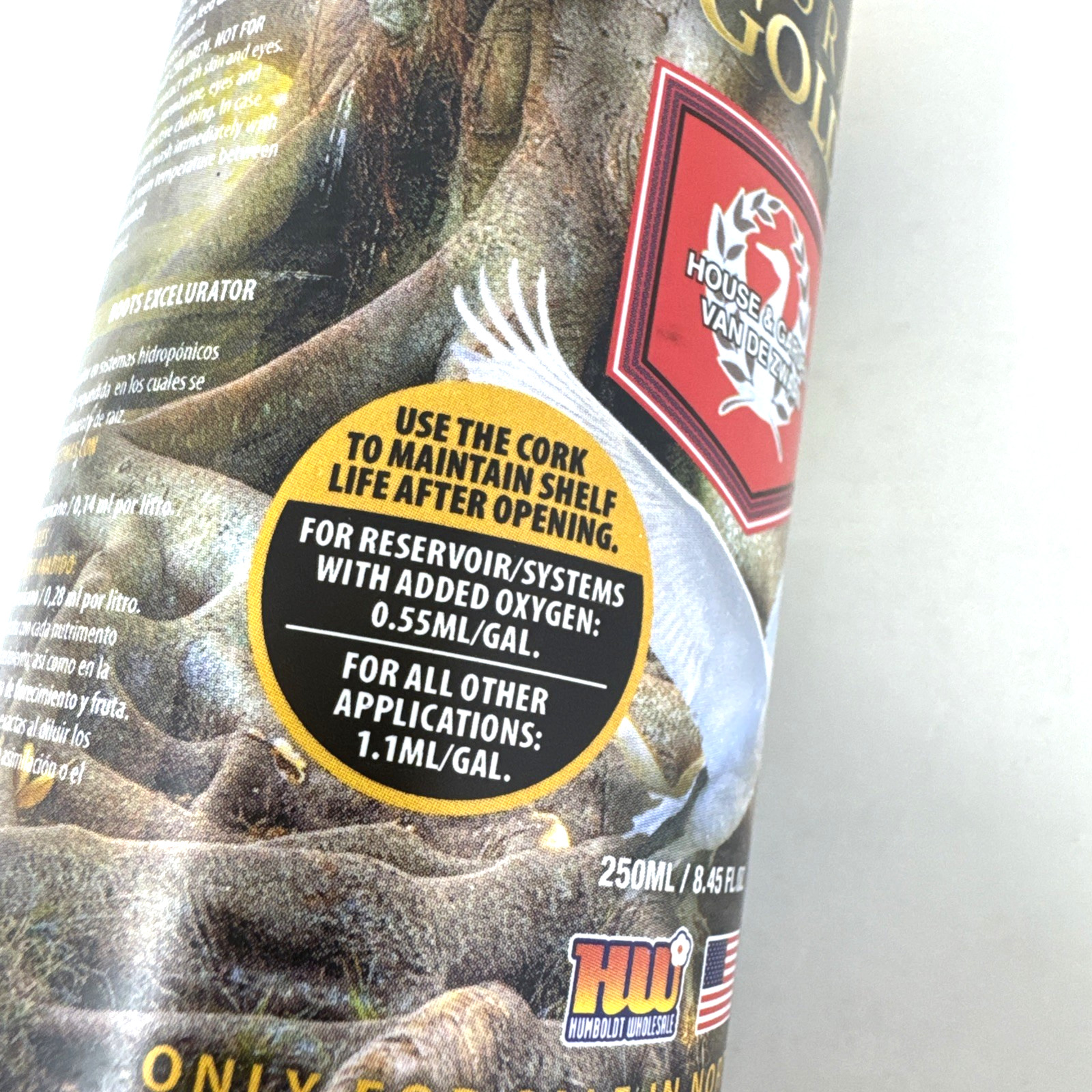 House & Garden Roots Excelurator GOLD - hydroponics root stimulator additive